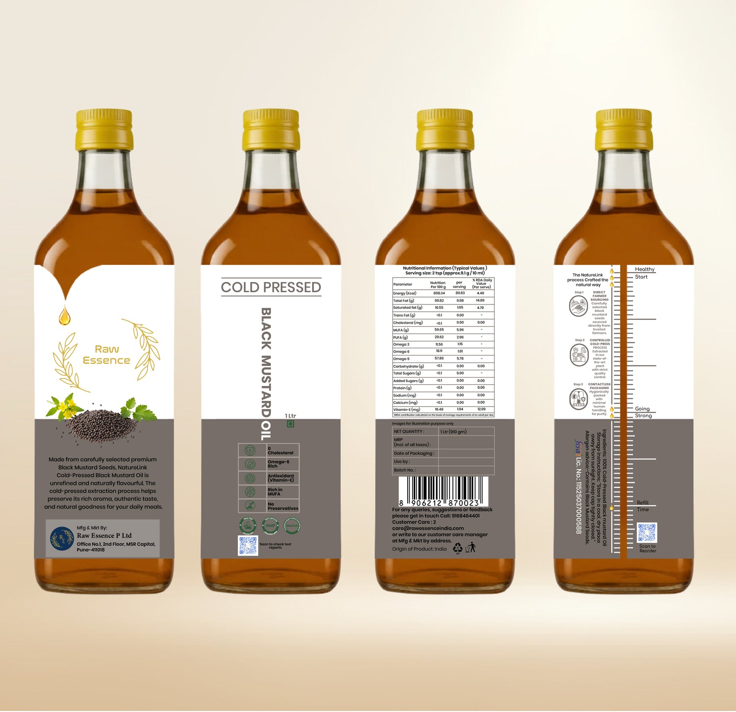 Cold Pressed Mustard Oil