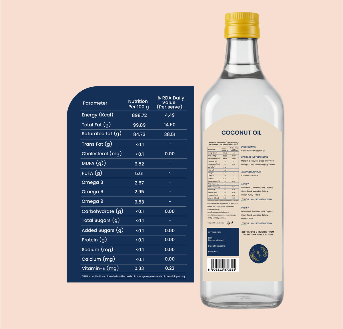 Cold Pressed Coconut Oil