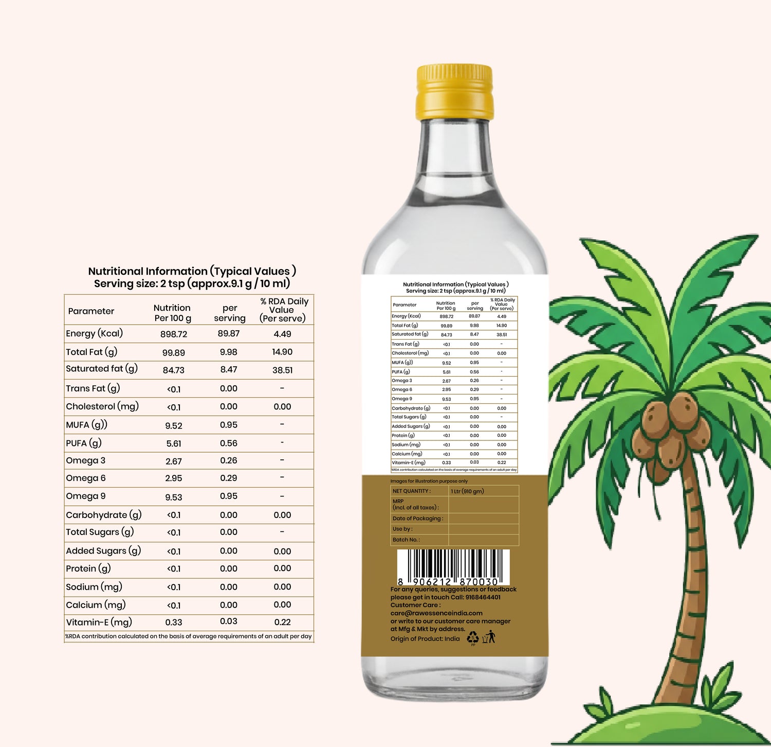 Cold Pressed Coconut Oil