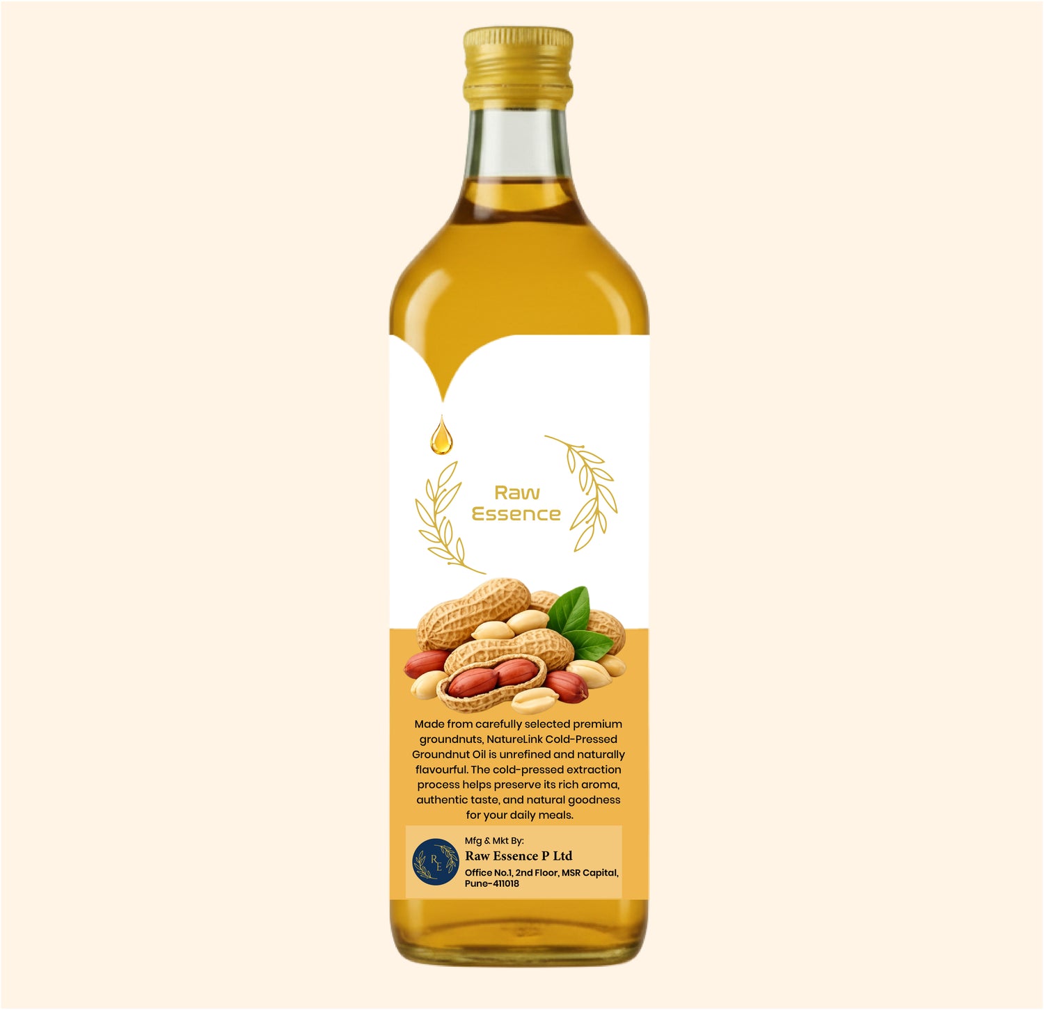 Cold Pressed Groundnut Oil