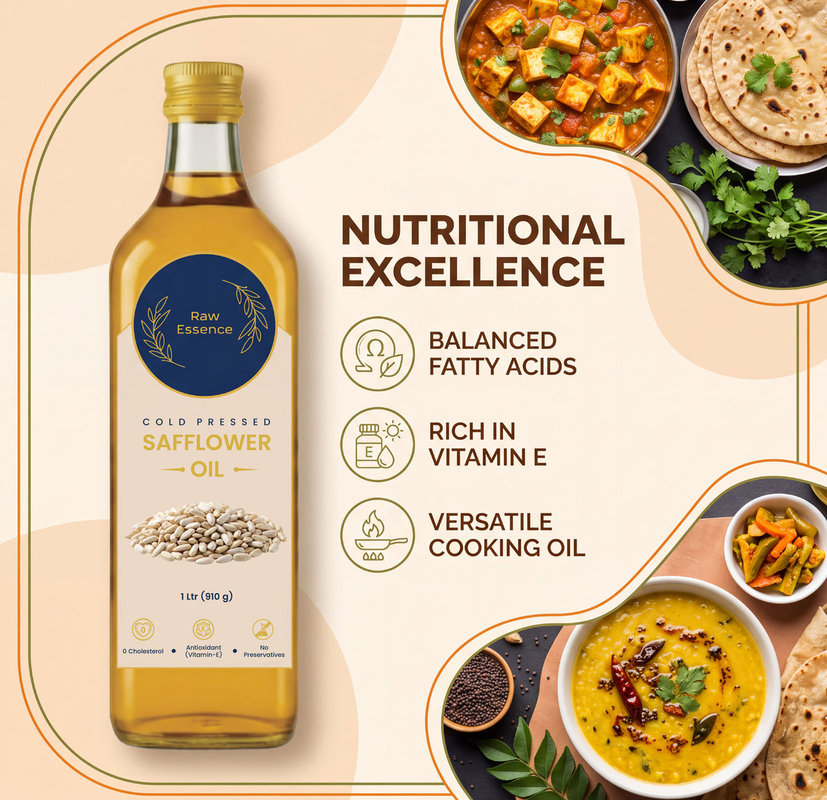 Cold Pressed Safflower Oil
