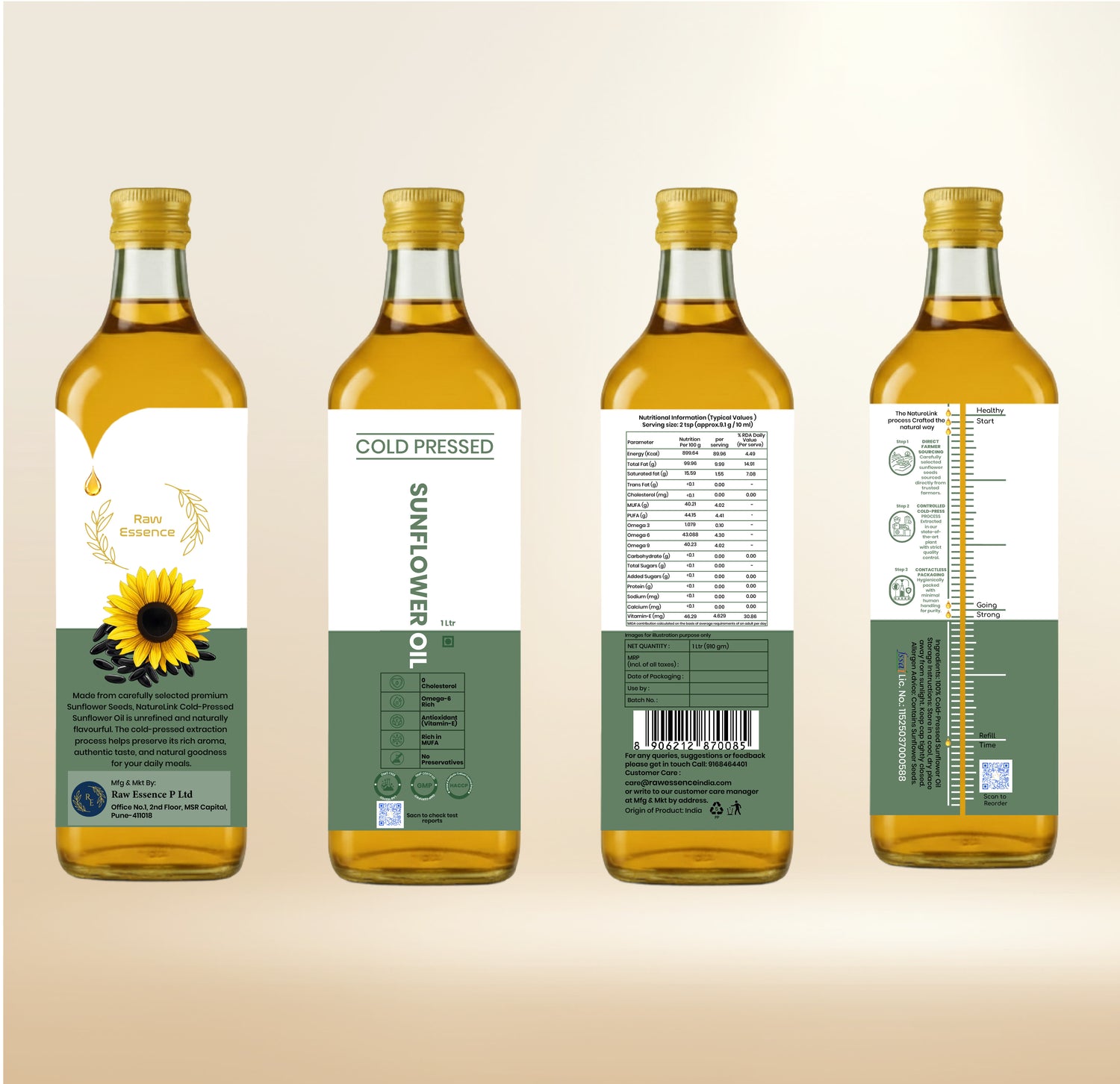 Cold Pressed Sunflower Oil