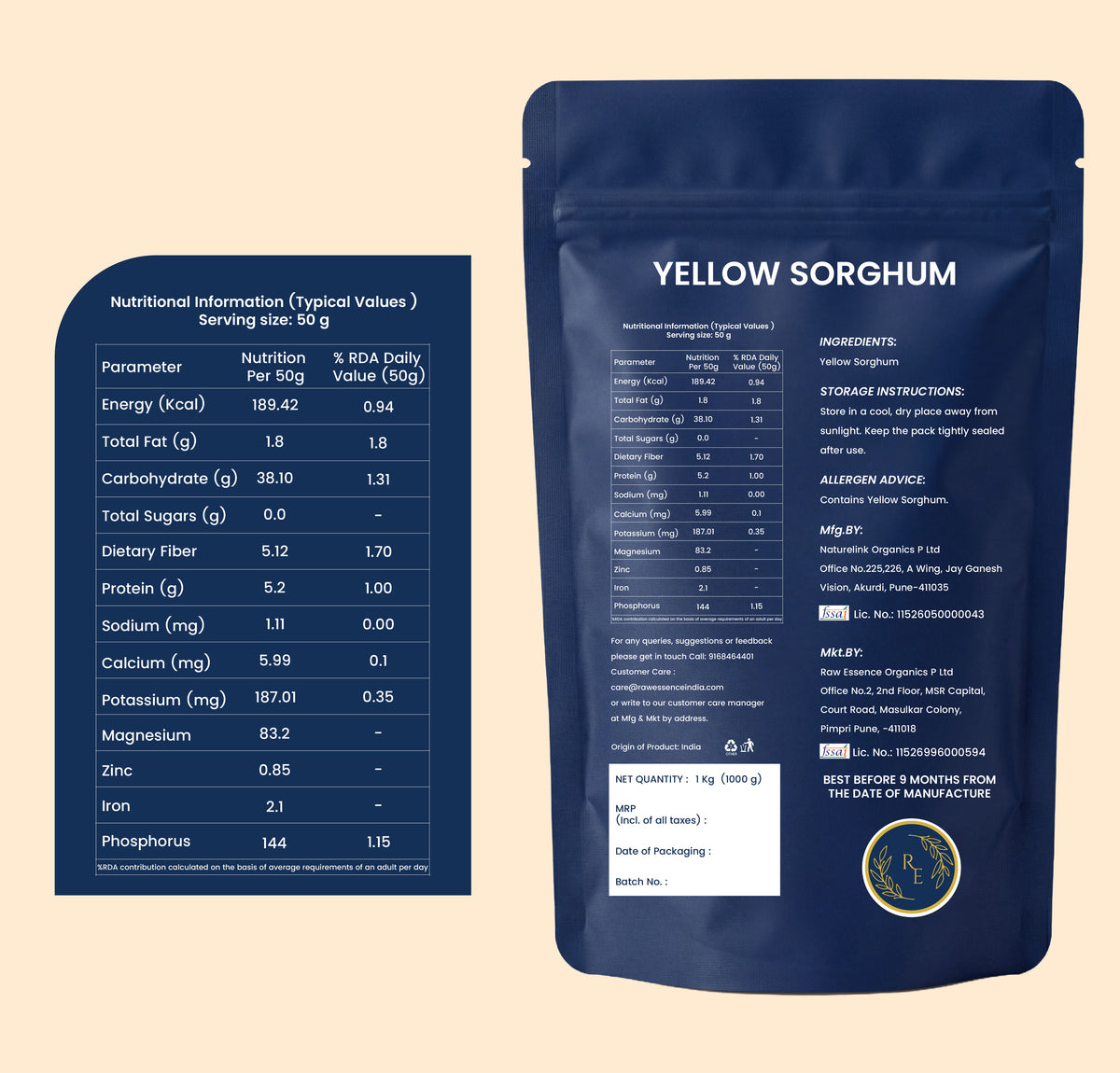 Piwali / Yellow Sorghum
